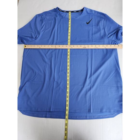 Mens Size 2XL Nike Running Shirt Blue AeroSwift ADV Xxl Dri-Fit HJ3377-411 - Picture 5 of 6